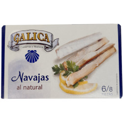 NAVAJAS AL NATURAL 6/8 LATA OL-120